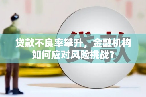 林园贷款不良率攀升，金融机构如何应对风险挑战？