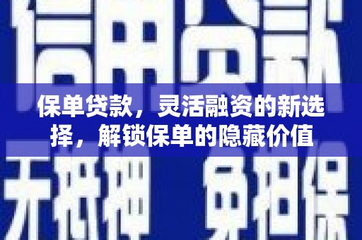 林园保单贷款，灵活融资的新选择，解锁保单的隐藏价值