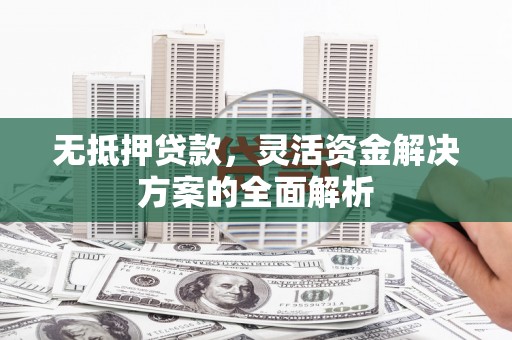 林园无抵押贷款，灵活资金解决方案的全面解析