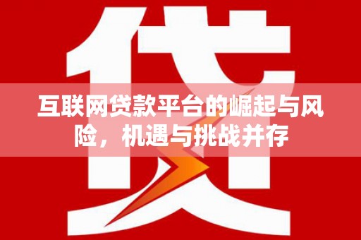 林园互联网贷款平台的崛起与风险，机遇与挑战并存