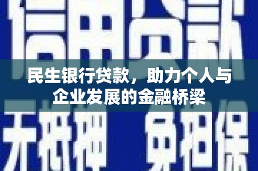 林园民生银行贷款，助力个人与企业发展的金融桥梁