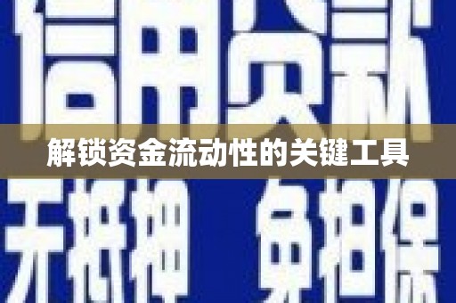 林园解锁资金流动性的关键工具