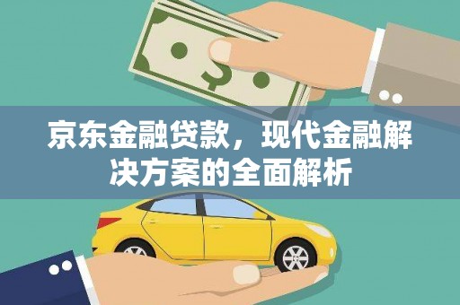 林园京东金融贷款，现代金融解决方案的全面解析
