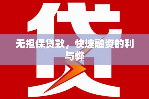 林园无担保贷款，快速融资的利与弊
