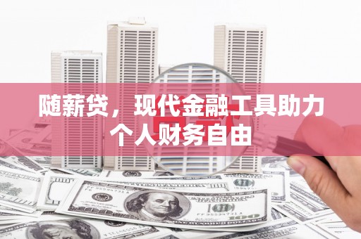 林园随薪贷，现代金融工具助力个人财务自由