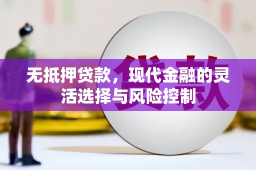 林园无抵押贷款，现代金融的灵活选择与风险控制