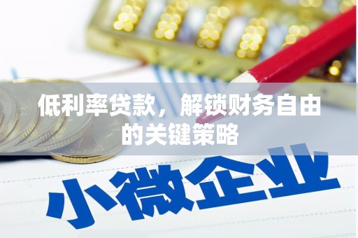 林园低利率贷款，解锁财务自由的关键策略