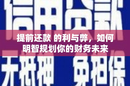 林园提前还款 的利与弊，如何明智规划你的财务未来
