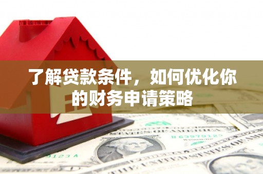 林园了解贷款条件，如何优化你的财务申请策略