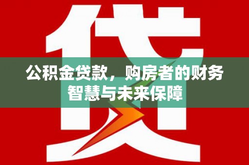 林园公积金贷款，购房者的财务智慧与未来保障
