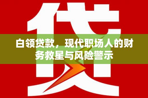林园白领贷款，现代职场人的财务救星与风险警示