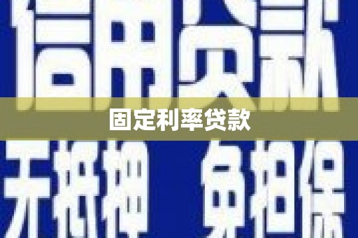 林园固定利率贷款