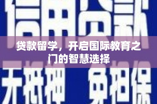 林园贷款留学，开启国际教育之门的智慧选择