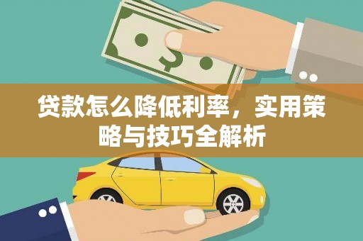 林园贷款怎么降低利率，实用策略与技巧全解析
