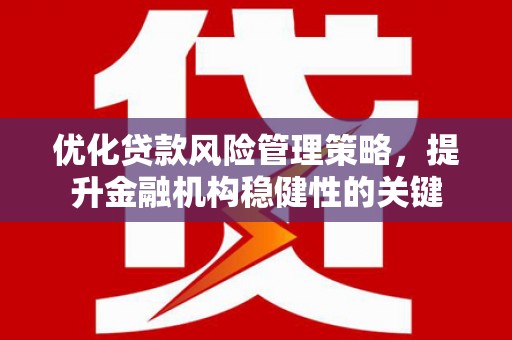 林园优化贷款风险管理策略，提升金融机构稳健性的关键