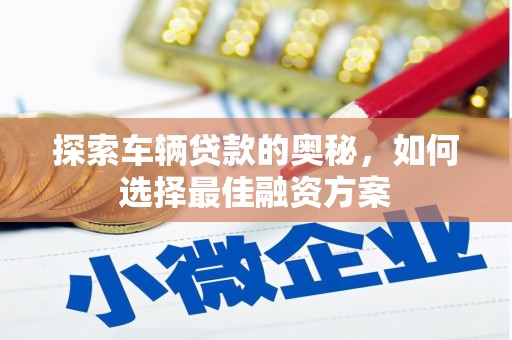 林园探索车辆贷款的奥秘，如何选择最佳融资方案