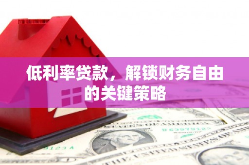 林园低利率贷款，解锁财务自由的关键策略