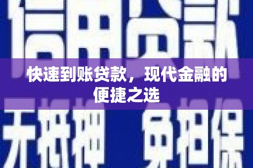 林园快速到账贷款，现代金融的便捷之选