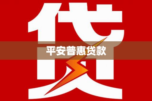林园平安普惠贷款