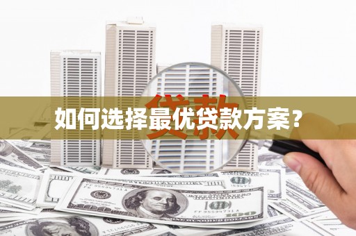 林园如何选择最优贷款方案？