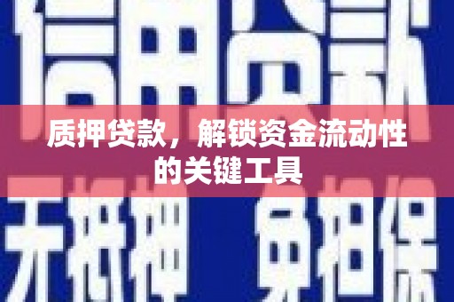 林园质押贷款，解锁资金流动性的关键工具