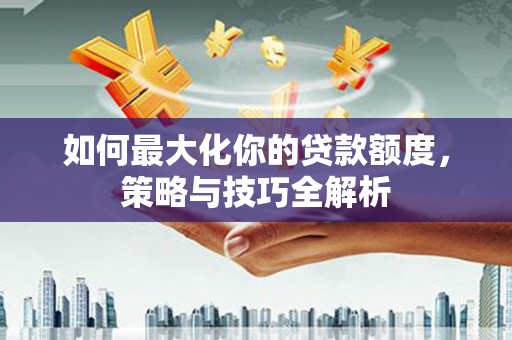 林园如何最大化你的贷款额度，策略与技巧全解析