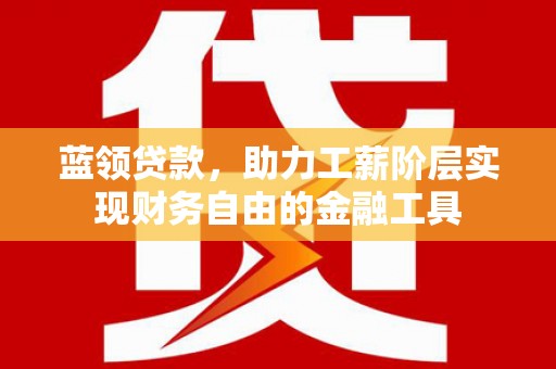 林园蓝领贷款，助力工薪阶层实现财务自由的金融工具