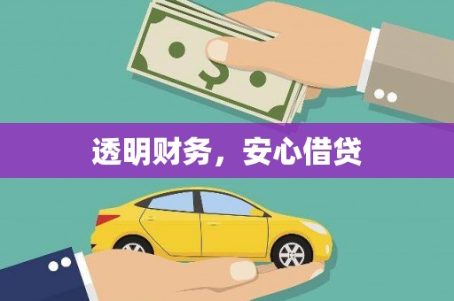 林园透明财务，安心借贷